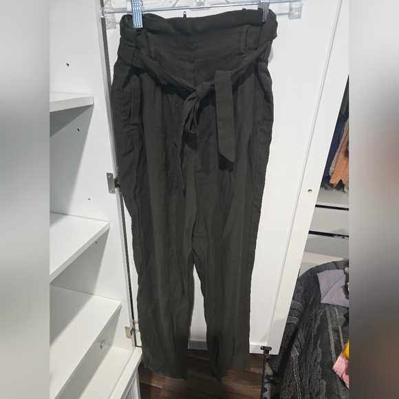 H&M Pants - H&M Dark Olive Trousers